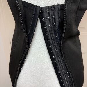 Black Shapewear with Hook-and-Eye Closure